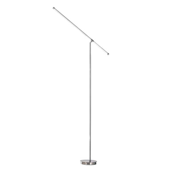 NOVA of California Sentry Table Lamp Satin Nickel