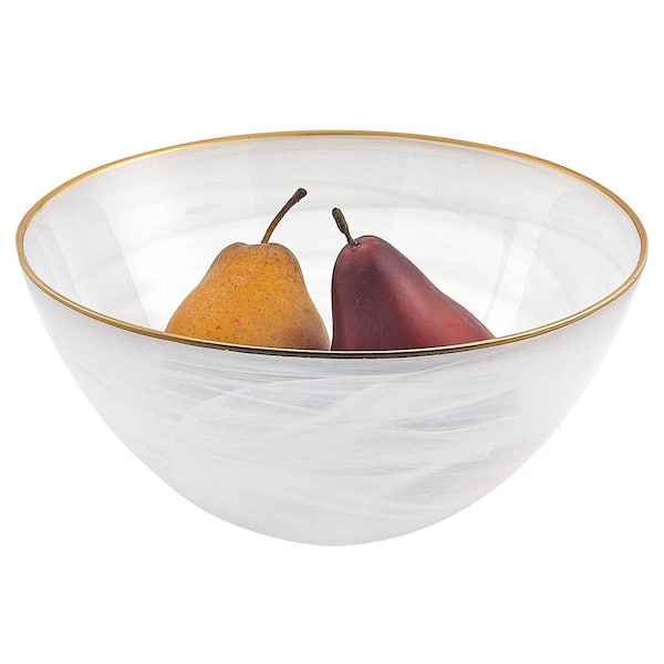 Holiday Gold Star Shape Bowl by Indiana Glass