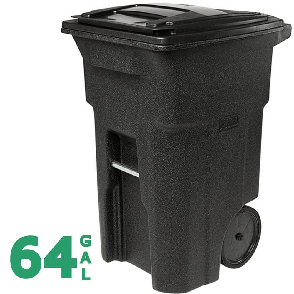 64 Gallon Blackstone Outdoor Trash Can/Garbage Can with Quiet Wheels and Attached Lid price history on PriceWatchPro