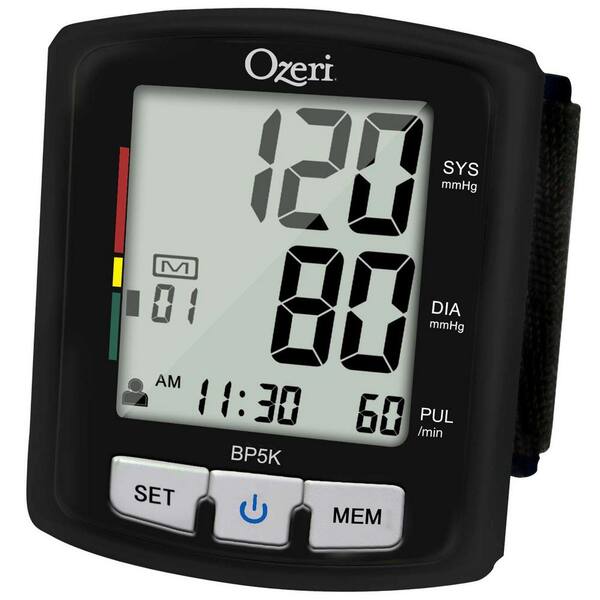 Ozeri Digital Blood Pressure Monitor with Voice-Guided Positioning and Hypertension Indicator