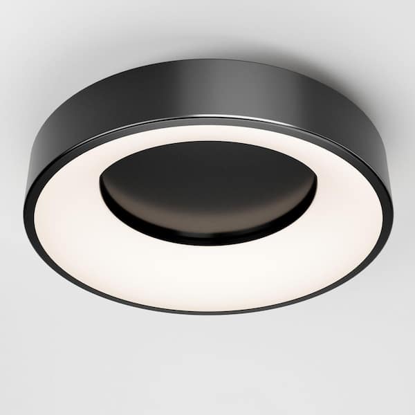 Artika Aiden 13 in. 1-Light Modern Black Integrated LED 5 CCT