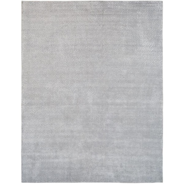 Hazel Gray Patina Green Rust 2 ft. 3 in. x 1 ft. 5 in. Small Mat Washable  Floor Mat Area Rug