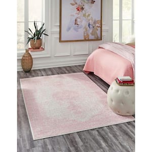 Pink 9 ft. x 12 ft. Bromley Area Rug