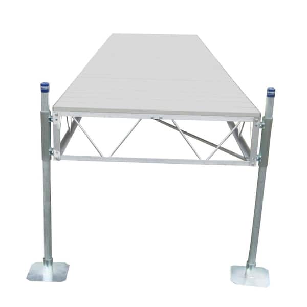 Patriot Docks 32 ft. Straight Dock with Gray Aluminum Decking