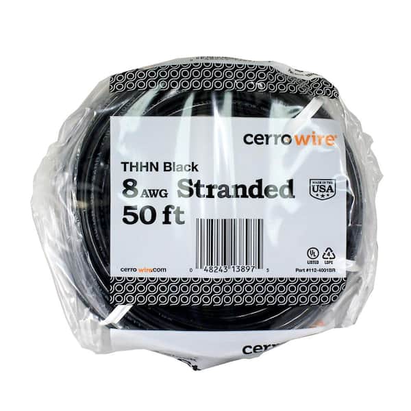 Cerrowire 50 ft. 10 Gauge Red Stranded Copper THHN Wire 112-3803BR