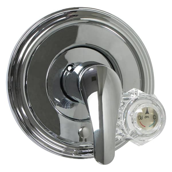 Everbilt 1-Handle Shower Valve Trim Kit for Delta Shower Faucets in Chrome