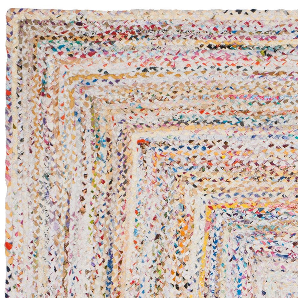 Sanayah Ivory/Multi Handwoven Wool-Cotton 8' x 10' Area Rug