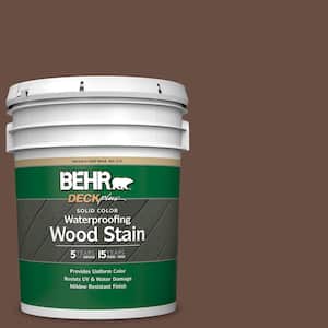 5 gal. #N190-7 Moose Trail Solid Color Waterproofing Exterior Wood Stain