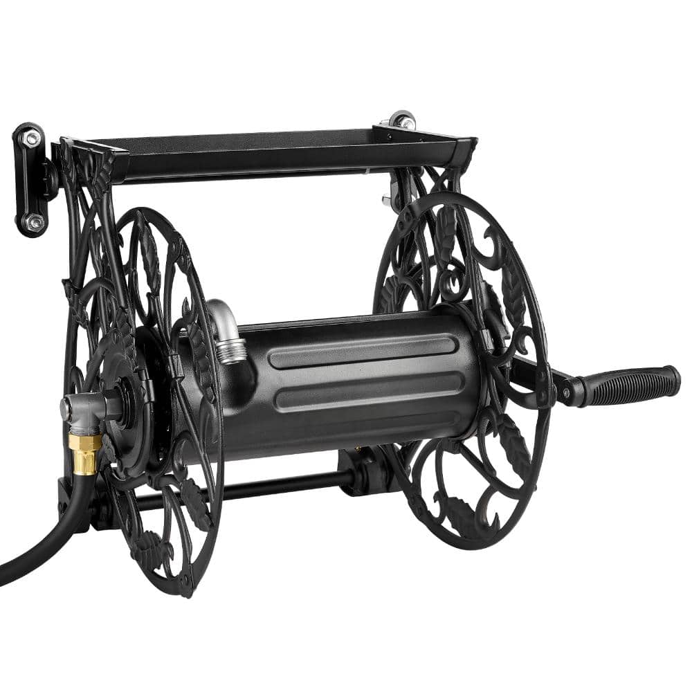 Wall Mounted Garden Hose Reel, Holds 135 ft of 5/8 in. Hose, Heavy-Duty Steel with Aluminum Connector price history on PriceWatchPro