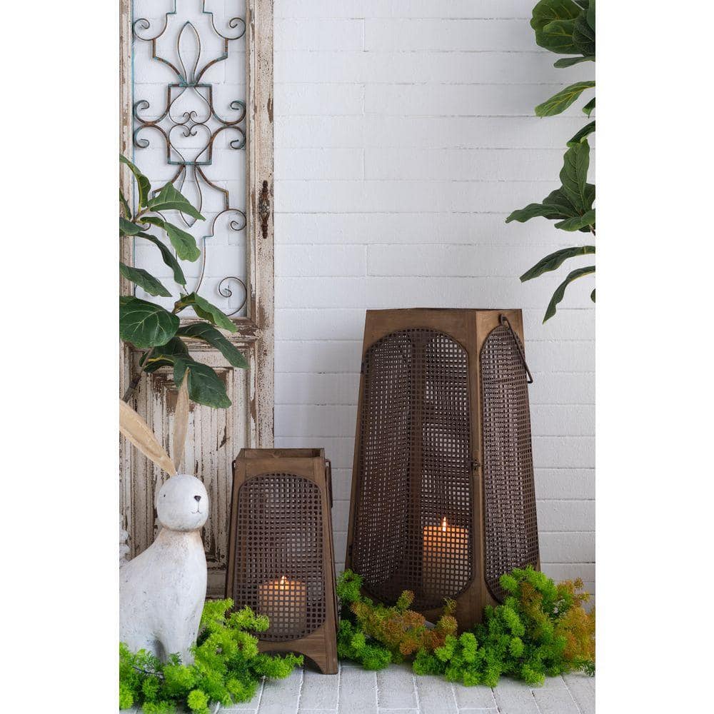 ECOCHIC SPACES INC Vintage Charm Series Weathered Brown Wood