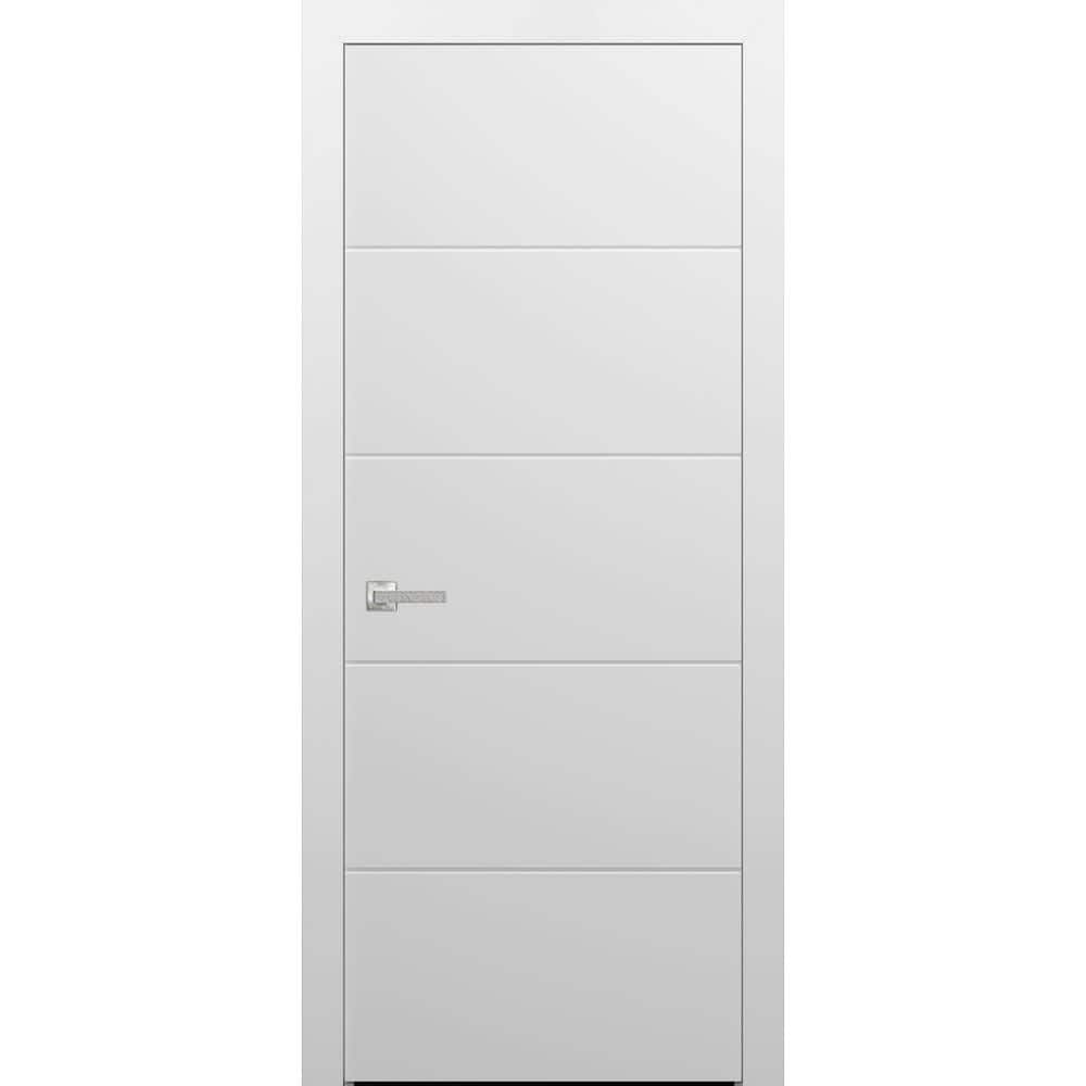 770 32 in. x 96 in. Right-Hand/Inswing Solid Painted White Single Prehung Interior Door with Hardware price history on PriceWatchPro