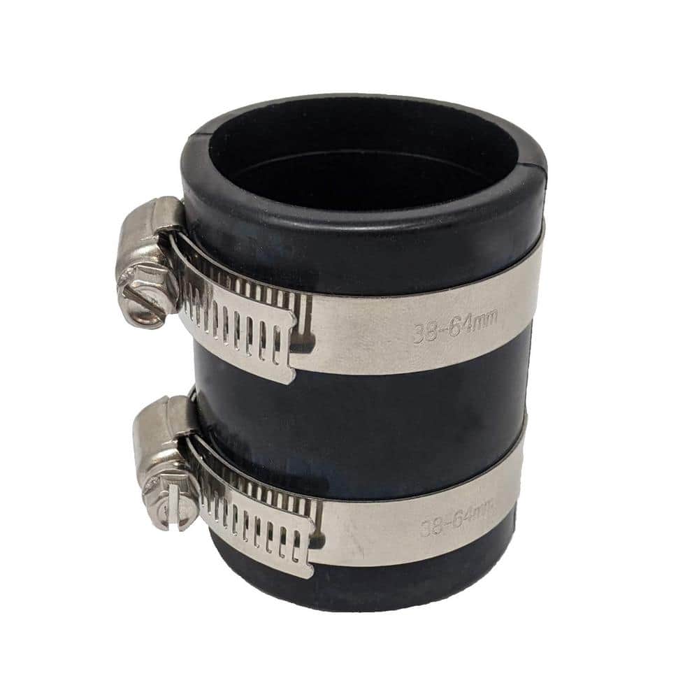 1-1/2 in. Hose Clamps Buna-N Rubber Coupling with Stainless Steel price history on PriceWatchPro