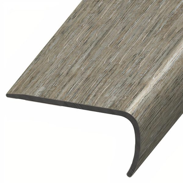 ASPEN FLOORING Mirna 1 in. Thick x 2 in. Width x 94 in. Length Rigid Core Stair Nosing Vinyl Molding