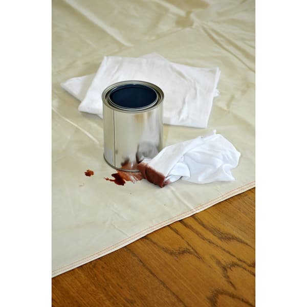 TRIMACO 6 oz. 4 ft. x 15 ft. Utility Weight Canvas Drop Cloth Runner 56708  - The Home Depot