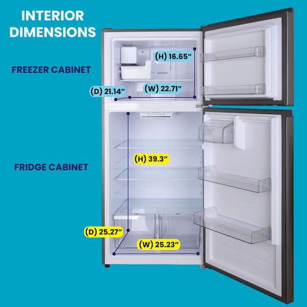 ConServ 30 in. 18.1 cu. ft. 110V Frost Free Top Freezer Apartment