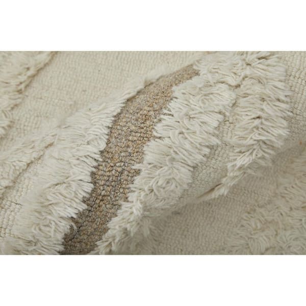8 ft. x 10 ft. Ivory, Taupe, Brown Geometric Area Rug