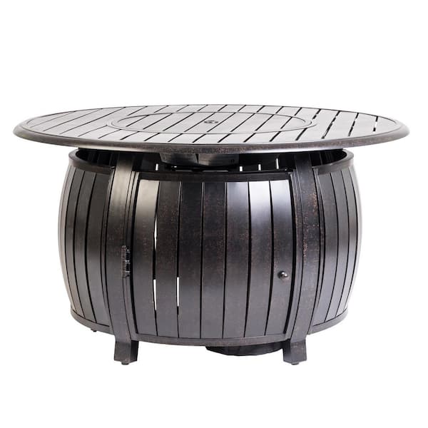 Grand Cooper 44 in. Round Aluminum Gas Fire Pit