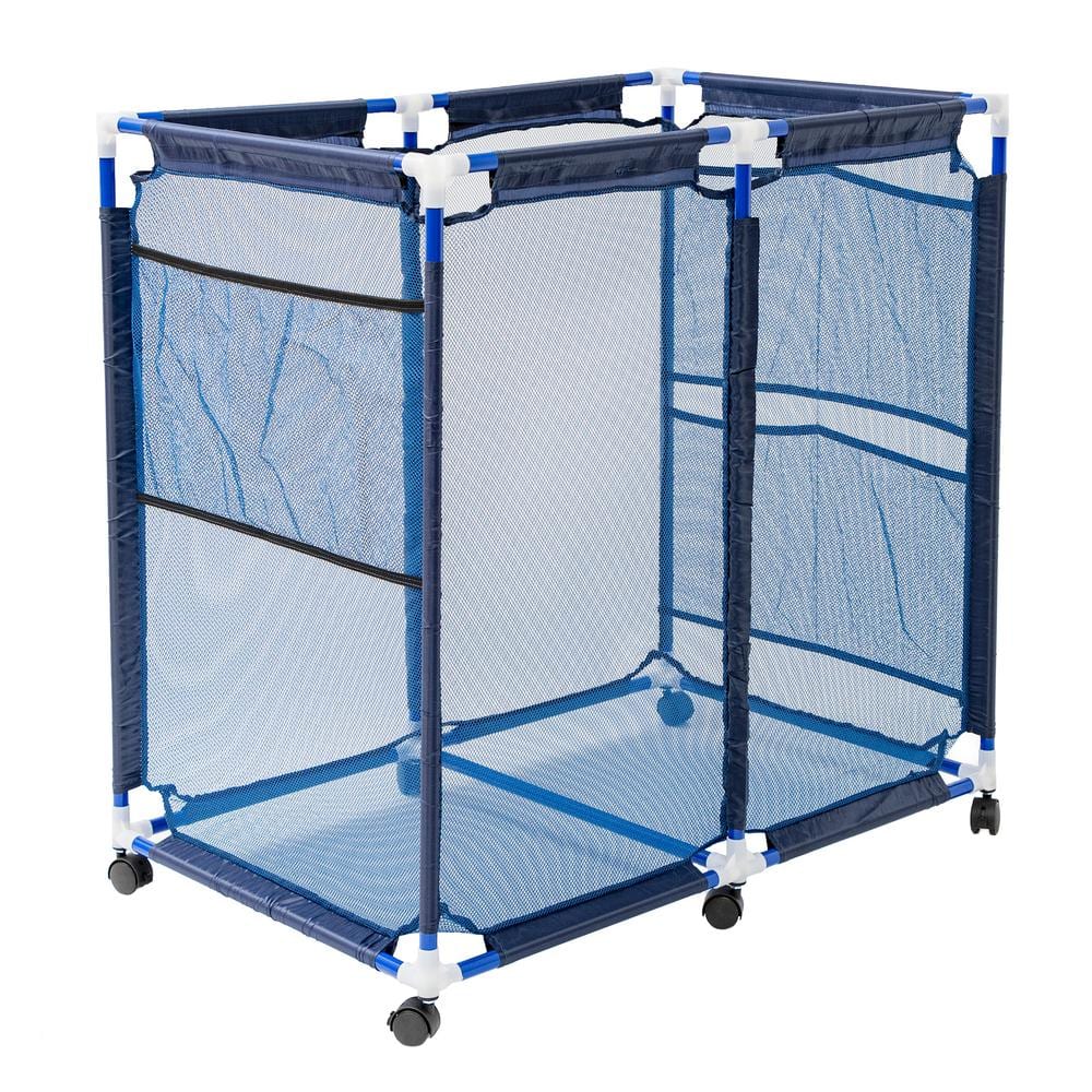 rolling pool toy storage cart