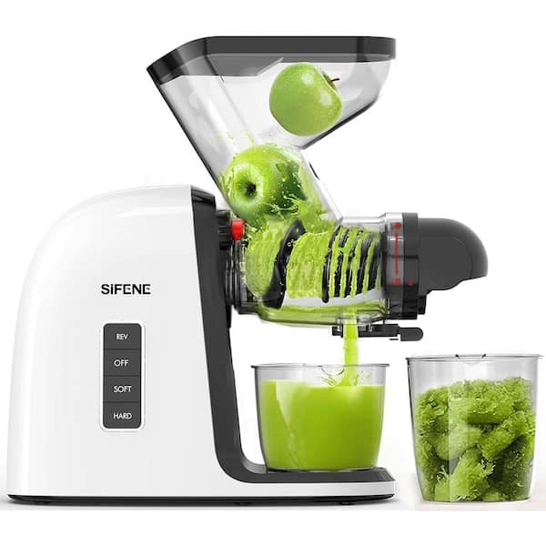 SIFENE Slow Masticating Juicer, Wide Chute, Cold Press