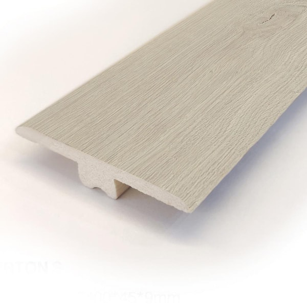 ASPEN FLOORING Eden .35 in. Thick x 1.77 in. Width x 94.5 in. Length Rigid Core T-Molding Vinyl Molding