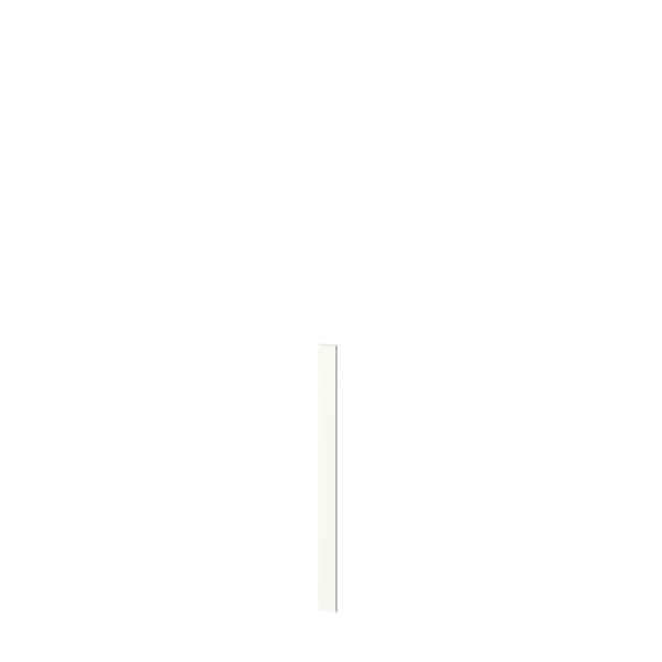 SIMPLY WOODMARK PRO Shaker Partial Overlay 3 in. W x 0.75 in. D x 42.13 in. H Filler in Linen White