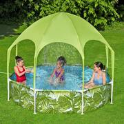 Splash-in-Shade 8 ft. x 20 in. Round 20 in. Kiddie Pool with Canopy Sunshade