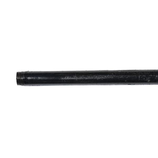 Zoro Select 21016Lsgr 2-1/2" X 12" Non-Threaded Black Pipe Sch 40 