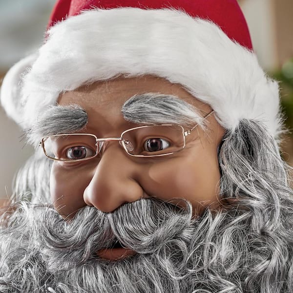 talking santa eyes