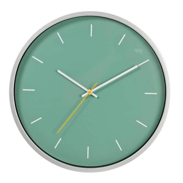 Kiera Grace 14 in. Silent Non Ticking Modern Wall Clock HO80053