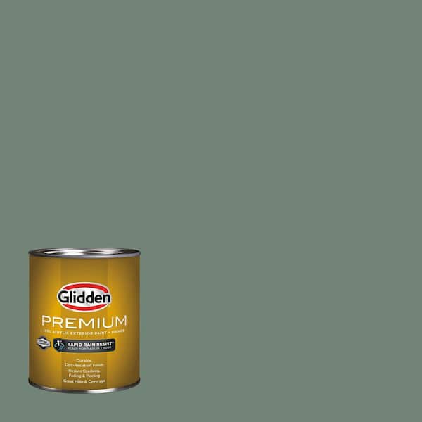 Glidden Premium 1 qt. PPG1031-4 Restoration Flat Exterior Paint
