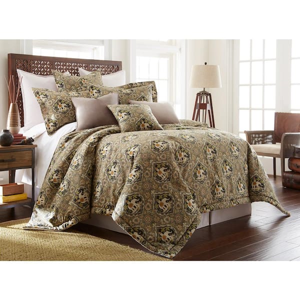 Austin Horn Collection Sanaya 4-piece Multi-color Queen Comforter Set