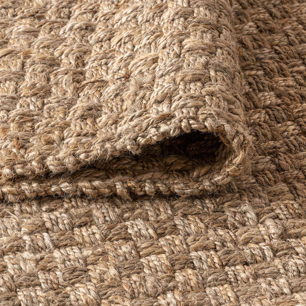 Estera Ivory Chunky Handwoven Jute 5' x 8' Area Rug