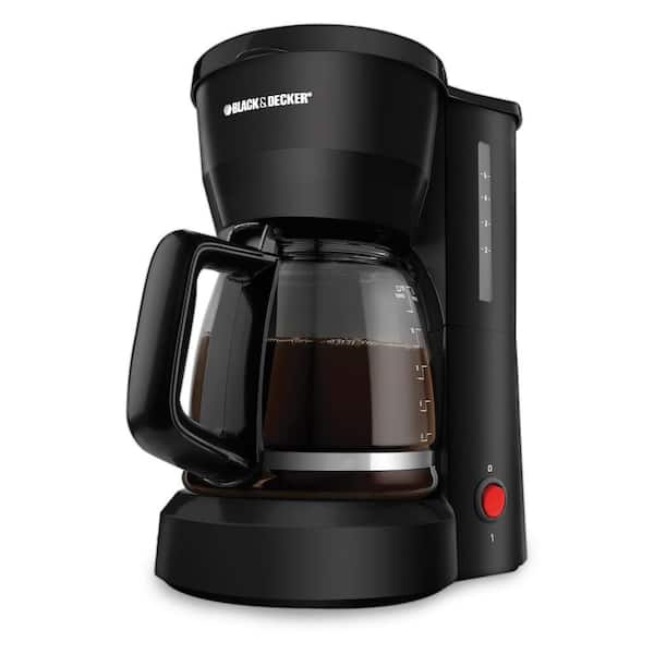 BLACK+DECKER 5-Cup Coffeemaker in Black-DISCONTINUED