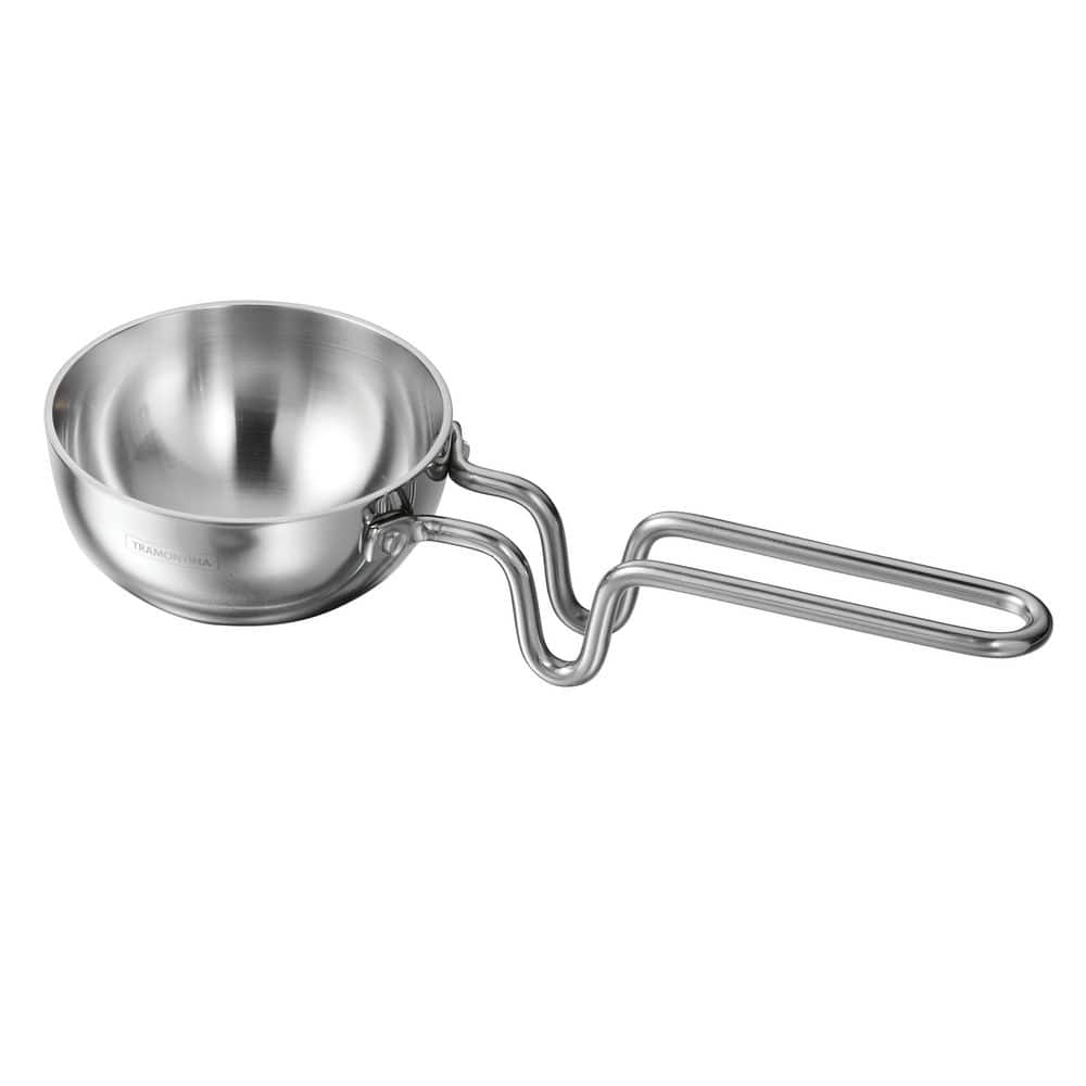 Tramontina Utsava 4 in. Tri-Ply Clad Stainless Steel Tadka Frying
