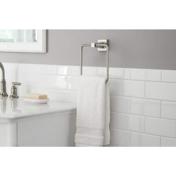 Adelyn Towel Ring in Brushed Nickel