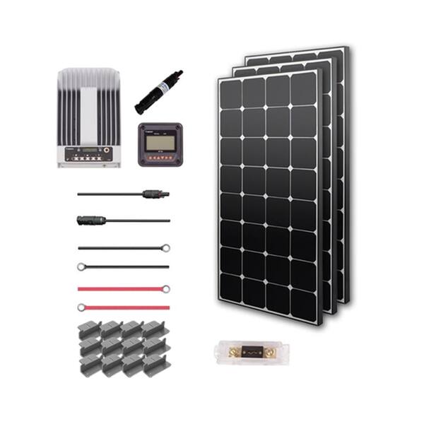 Renogy 300-Watt 12-Volt Eclipse Solar Premium Kit for RV, Boat and 12-Volt System