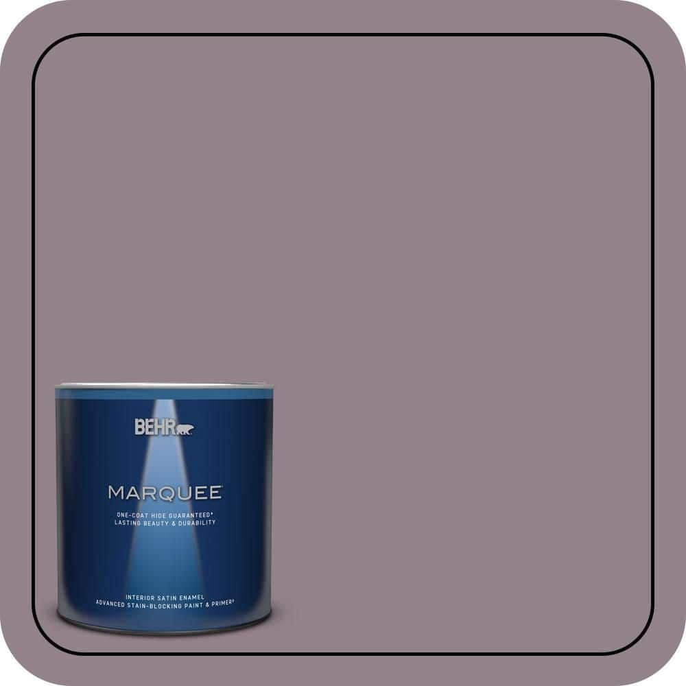 1 qt. #N110-4 Gothic Purple One-Coat Hide Satin Enamel Interior Paint & Primer price history on PriceWatchPro