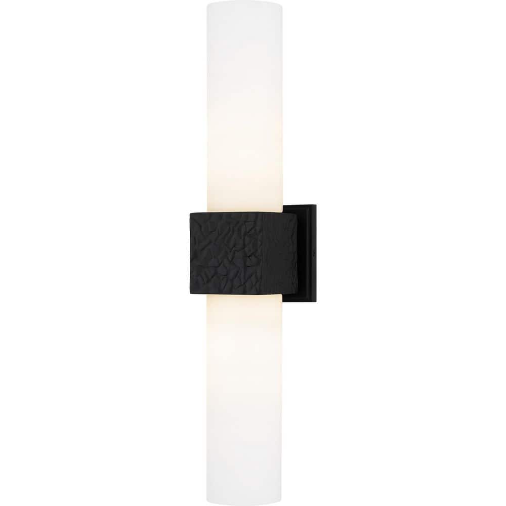 Arline 2-Light Matte Black Wall Sconce price history on PriceWatchPro
