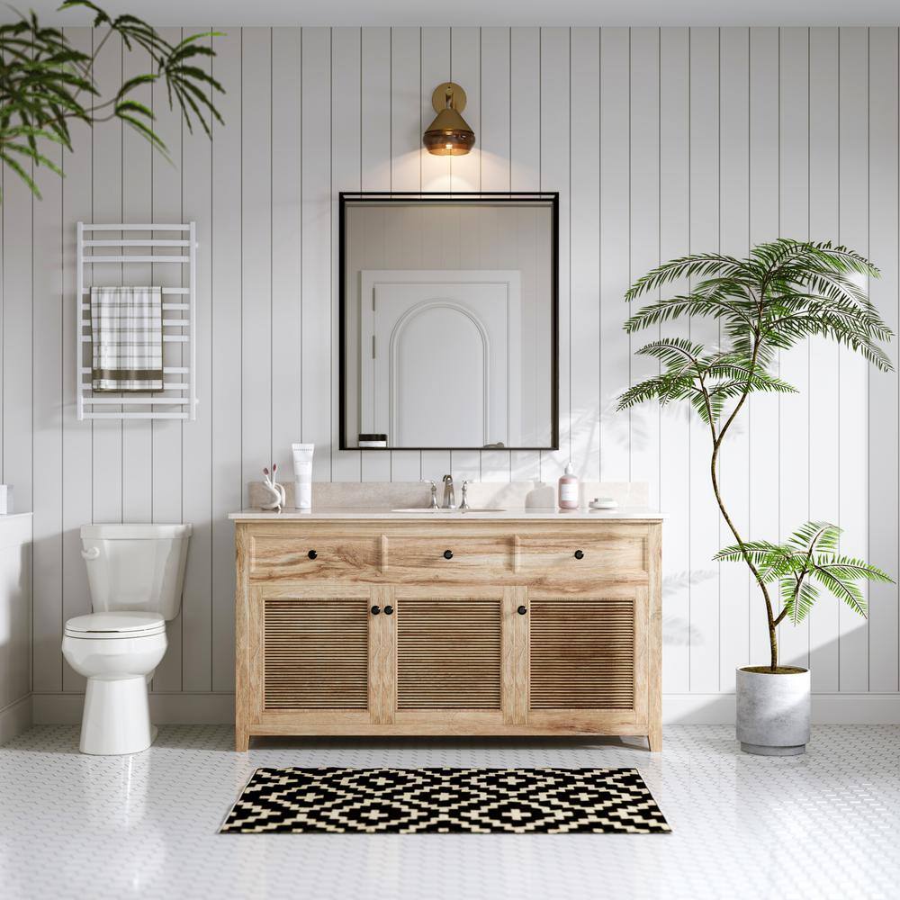 White Ceramic Oval Undermount Bathroom Sink with Overflow