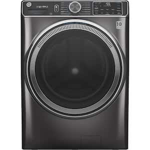 5.0 cu. ft. Smart Diamond Gray Front Load Washer with OdorBlock UltraFresh Vent System with Sanitize and Allergen