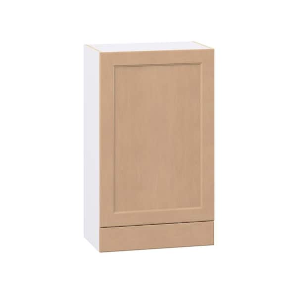 Lakewood 24 in. W x 14.75 in. D x 40 in. H Shaker Assembled Wall Kitchen Cabinet with 1-Drawer in Sugar Cookie