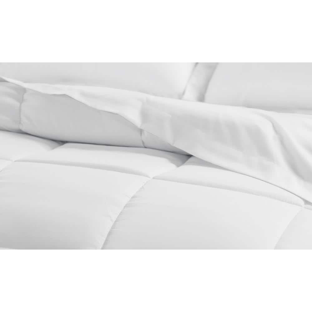 Queen White Microfiber Down Alternative Bed in a Bag Set