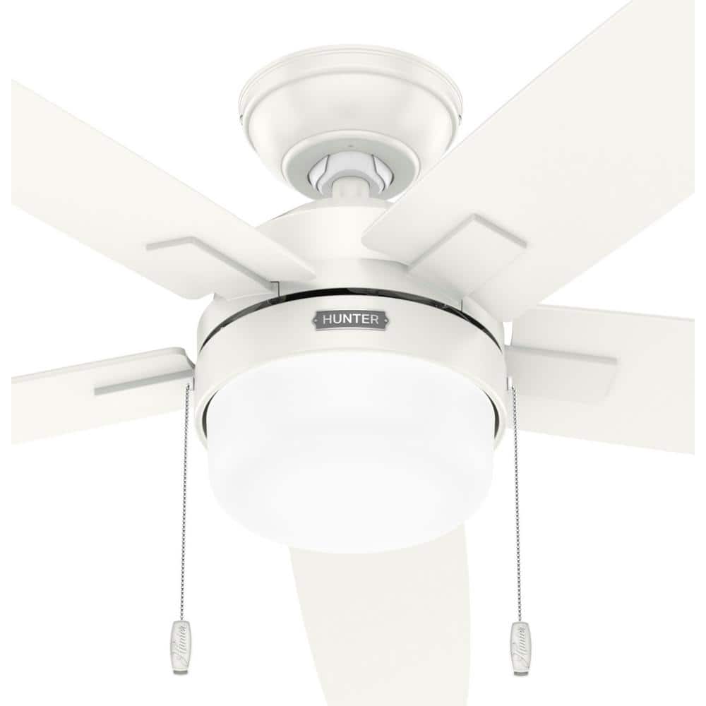 52" Fresh White LED Ceiling Fan with Reversible Blades