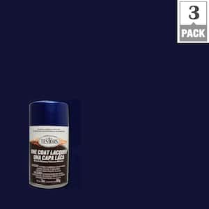 3 oz. Deja Blue Lacquer Spray Paint (3-Pack)