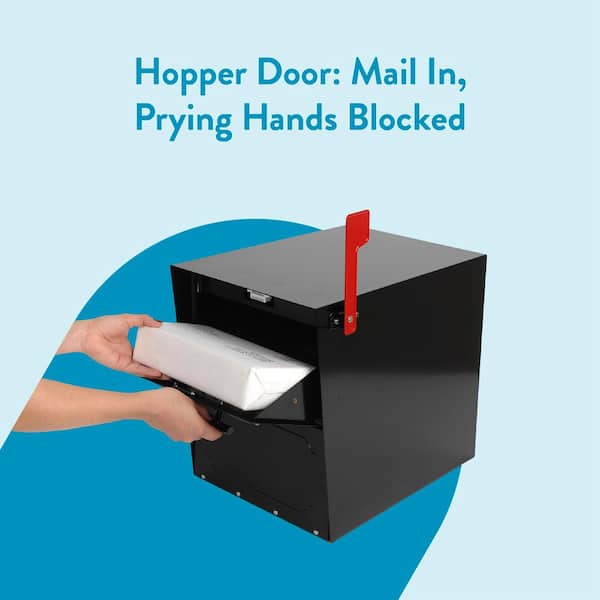 Architectural Mailboxes Oasis Classic Black, Extra Large, Steel