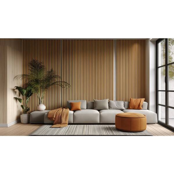 Ejoy 94 in. x 23.6 in x 0.8 in. Acoustic Vinyl Wall Cladding