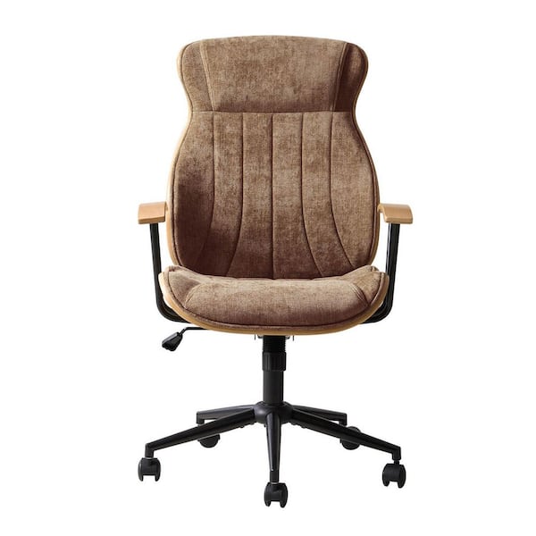 JAYDEN CREATION Ramon Mid-Century Modern Polyester Swivel Office