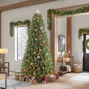 9 ft. Pre-Lit LED Jackson Noble Fir Artificial Christmas Tree