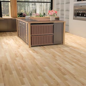Canadian Northern Birch Natural 3/4 in. T x 2-1/4 in. Wide x Varying Length Solid Hardwood Flooring (20 sqft / case)