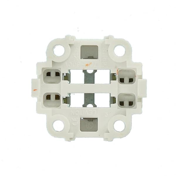 Leviton Lampholder For G24Q And Gx24Q Lamp Bases 4-Pin 26725